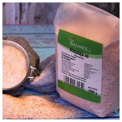 Sól himalajska, różowa, drobna 1000g/1kg