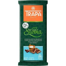 Trapa Stevia, mleczna czekolada, 75g