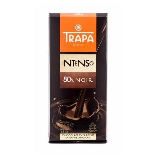 Trapa Intenso Noir 80% 175g - Czekolada deserowa o zawartości kakao 80%