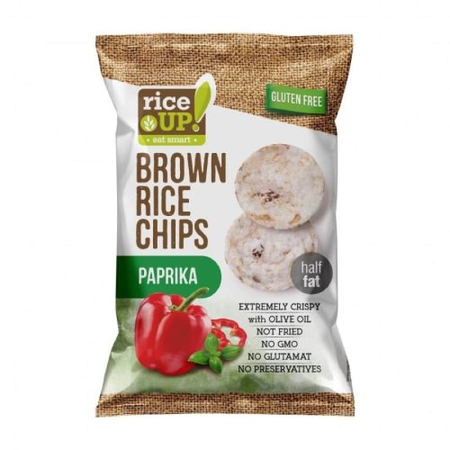 Rice Up paprykowe chipsy ryżowe 60g