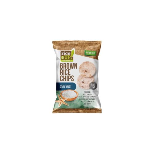 Rice Up chipsy ryżowe z solą morską 60g