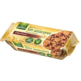   Gullón Chip Choco - bezcukrowe herbatniki z kawałkami czekolady, 125 g
