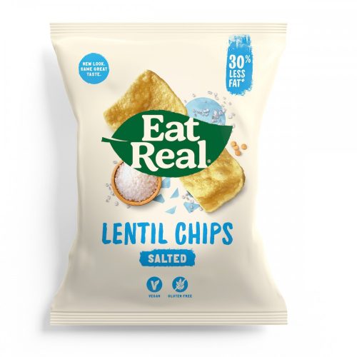 Eat Real Chips z soczewicy - sól morska 40g