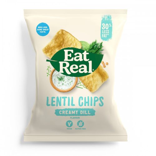 Eat Real Lentil Chips - Śmietanka i koperek 40g