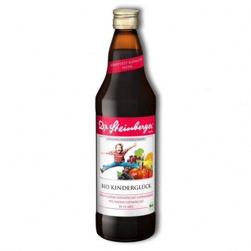 Dr. Steinberger Bio Kinderglück – bogaty w żelazo sok mieszany (nie tylko) dla dzieci - 750 ml