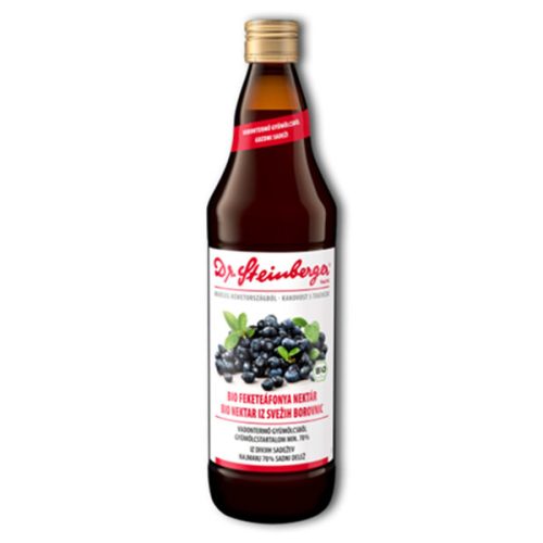 Dr. Steinberger Nektar z czarnych jagód (organiczny) - 750 ml