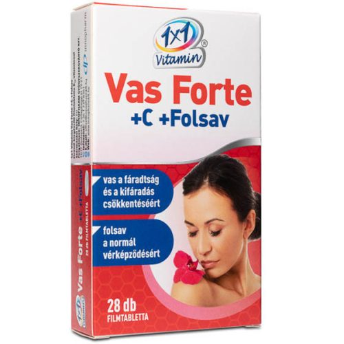 1x1 Witamina Iron Forte + C + kwas foliowy suplement diety tabletki powlekane 28 szt.