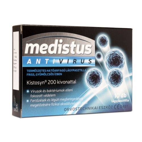 Medistus® Antivirus miękka pastylka ORVOSTECHNIKAI ESZKÖZ CE 0481