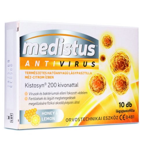 Medistus® Antivirus miękka pasta o smaku miodowo-cytrynowym WYROB MEDYCZNY CE 0481