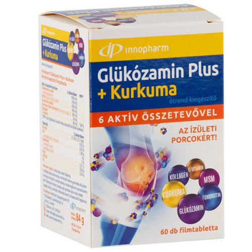 Innopharm Glucosamine Plus + Turmeric suplement diety tabletki powlekane (60 tabletek)
