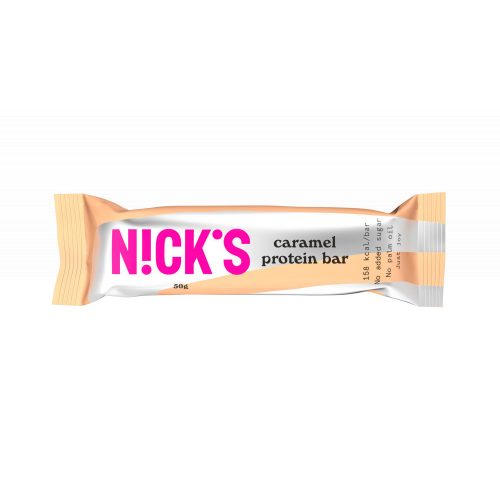 Baton proteinowy Nick's, karmelowy, 50g