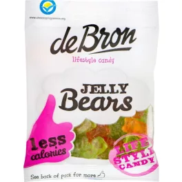   DeBron "Jelly bears" Gumowe cukierki Bezglutenowe i bez cukru 90 g