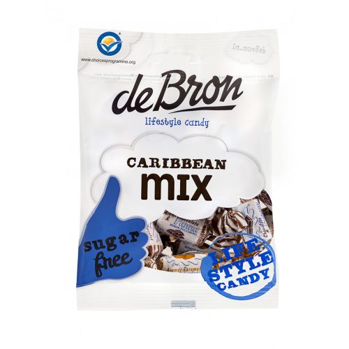 DeBron bez cukru mieszanka karaibska asortyment karmelowy 90 g