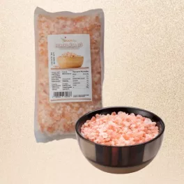   Sól himalajska, różowa, gruboziarnista 1000g/1kg (3-5 mm, kryształ)
