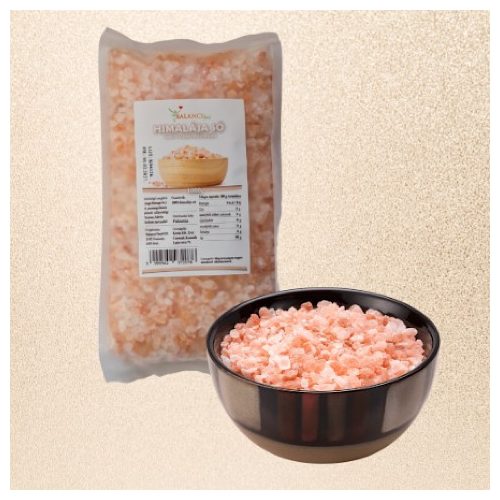 Sól himalajska, różowa, gruboziarnista 1000g/1kg (3-5 mm, kryształ)