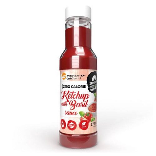 Forpro Ketchup o Smaku Bazylii Near Zero Calorie - 375 ml
