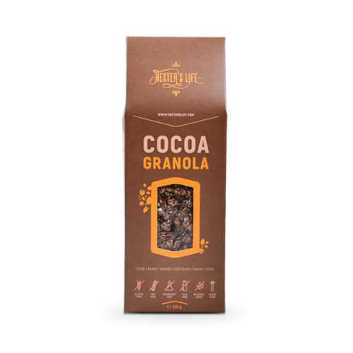 Hester's Life Cocoa granola- granola kakaowa 320 g