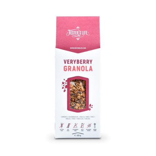 Hester's Life Veryberry granola / granola z czarną porzeczką 320 g