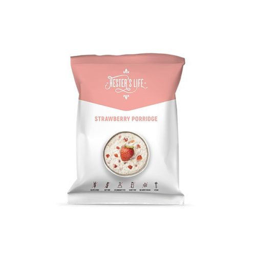 Hester's Life Strawberry porridge - kaszka truskawkowa 50 g