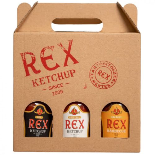 Rex Grill Pack (original, hot, BBQ), 3x230g