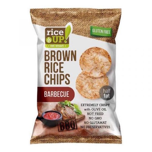 Rice up, chipsy ryżowe o smaku BBQ/barbecue, 60g.