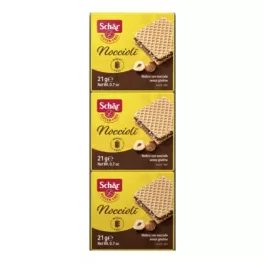 Schar Noccioli, ciasteczka nadziewane, 63g