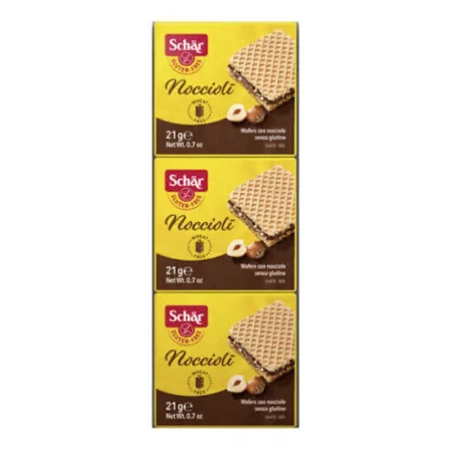 Schar Noccioli, ciasteczka nadziewane, 63g