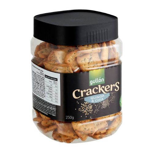 Gullon Cracker z nasionami chia i quinoa, 250g.