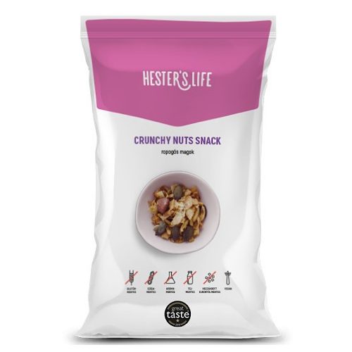 Hester's Life Crunchy Nuts Snack / Chrupiący przekąska z orzechami 60g