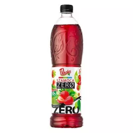 Pölöskei syrop, ZERO, o smaku truskawkowym, 1 litr