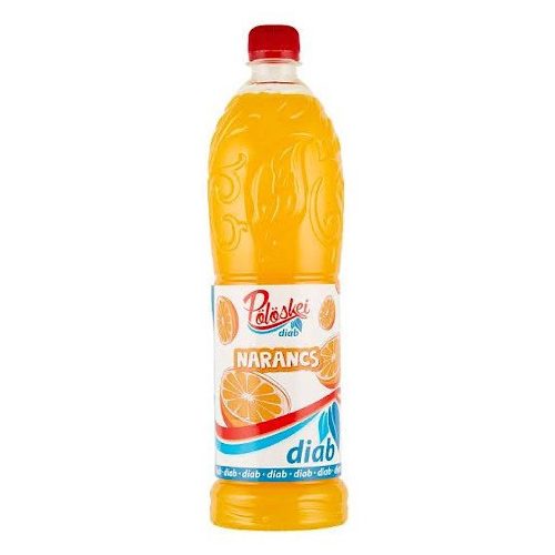 Syrop Pölöskei, diabetik, o smaku pomarańczowym, 1 litr