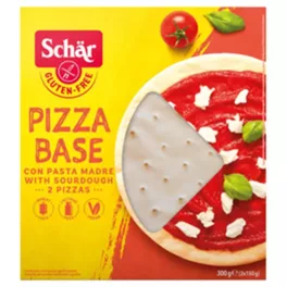   Schar Pizza crust, bezglutenowe, bezlaktozowe, wegańskie, 300g.