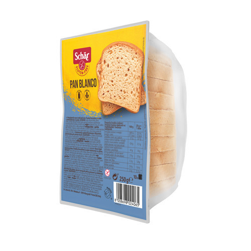 Chleb Schar Pan Blanco, bezglutenowy, bezlaktozowy, 250g.