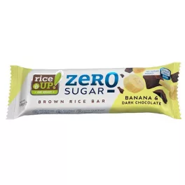   Rice up, Zero Placki ryżowe o smaku bananowym i czekoladzie gorzkiej, bez dodanego cukru, 18g.