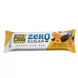   Rice Up, Plasterek Ryżu Zero o Smaku Pomarańczowym Czekoladą, Bez Dodatku Cukru, 18g