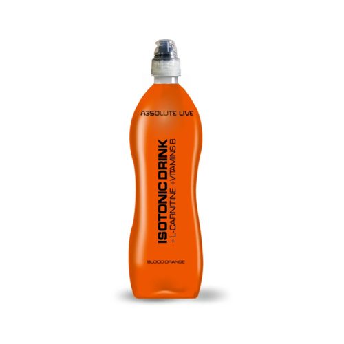 Absolute Live, Napój izotoniczny z L-karnityną, o smaku czerwonej pomarańczy, 900 ml