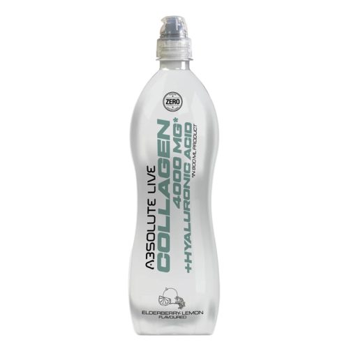 Absolute Live, Napój Kolagen + Kwas Hialuronowy o smaku czarnego bzu i cytryny, 900 ml