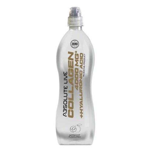 Absolute Live, Kollagen + kwas hialuronowy, napój o smaku brzoskwiniowym, 900 ml.
