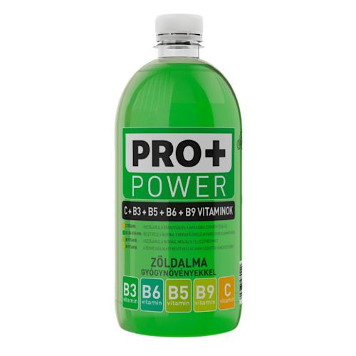 Pro+ Power, Napój o smaku zielonego jabłka, z witaminami C i B, 750 ml