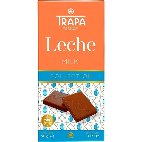 Trapa, Kolekcja, Tabliczka czekolady mlecznej, bezglutenowa