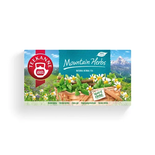 Teekanne, NHT, Mountain Herbs, Górska mieszanka ziołowa do herbaty, 36g