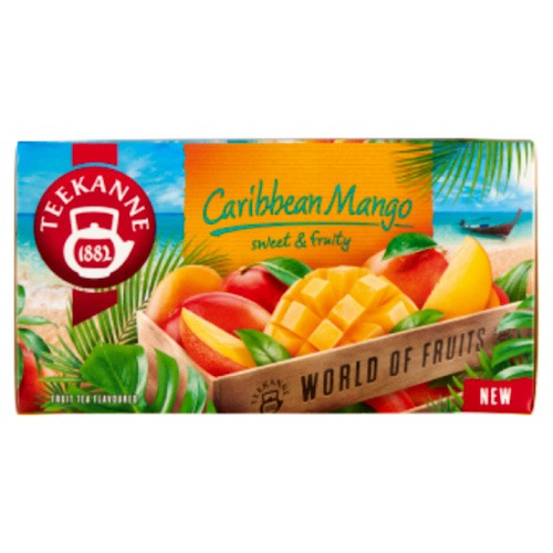 Teekanne, WOF Caribbean, Herbata owocowa o smaku mango, 45g