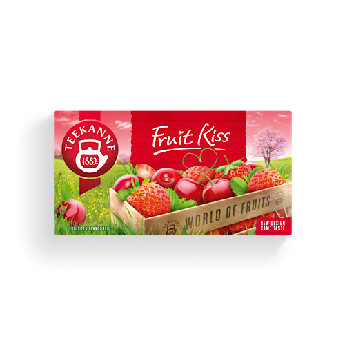 Teekanne, WOF Fruit kiss, herbata o smaku wiśni i truskawki, 50g