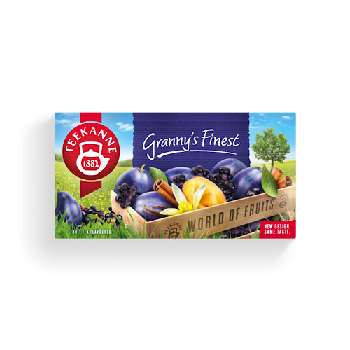 Teekanne, WOF Granny's Finest, Herbata śliwkowa z cynamonem, 50 g