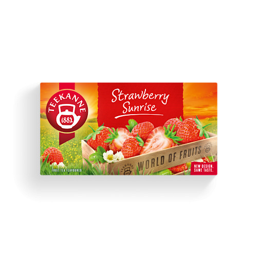 Teekanne, WOF, Strawberry Sunrise, herbata truskawkowa, 50 g