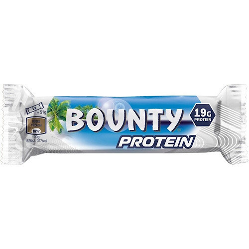 Bounty, baton białkowy, baton wysokobiałkowy, 52g