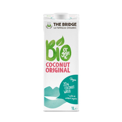 The Bridge Bio Napój kokosowy, z 20% wodą kokosową, 1000 ml