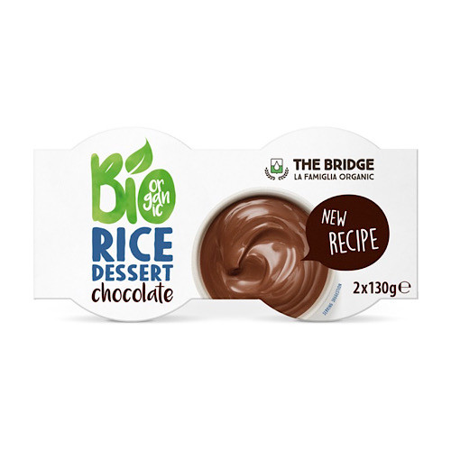 The Bridge Bio deser ryżowy, czekoladowy, 2*130g