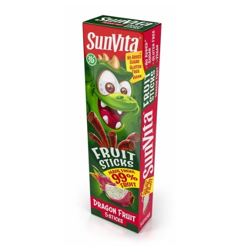 Sunvita fruit sticks sárkánygyümölcs (5*20g) 100 g