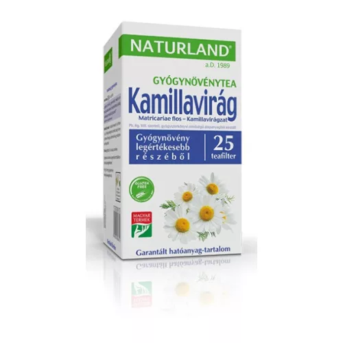 Naturland Kamillavirág tea filteres 25x1 g